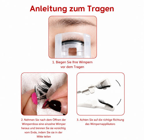 Magnetische Wimpern – 2 Paar, wiederverwendbar & ohne Kleber